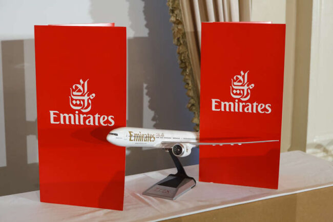 Compliments of Emirates Compliments of Emirates