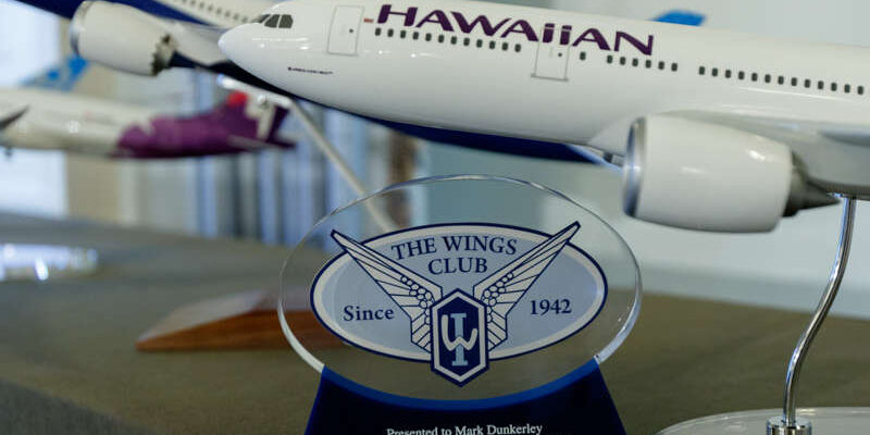 Compliments of Hawaiian Airlines