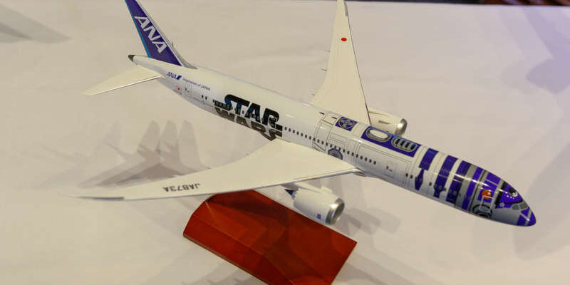 Star Wars themed ANA Model Plane