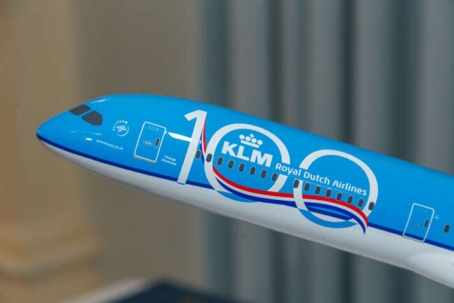 KLM 100th Anniversary Commemorative Airplane Model KLM 100th Anniversary Commemorative Airplane Model