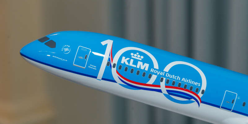 KLM 100th Anniversary Commemorative Airplane Model