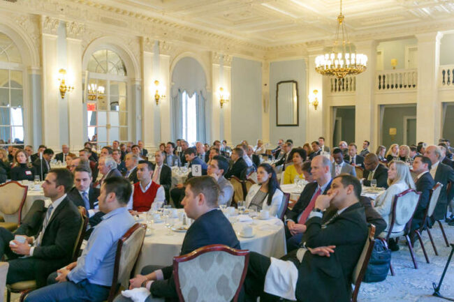 A full house during Virgin Galactic presentation