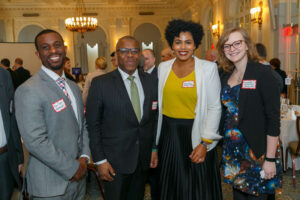 Kyle James, The Hon. Walter H. Roban JP, MP, Deputy Premier Minister of Home Affairs, Government of Bermuda, Mikaela Pearman, Hanneke Weitering