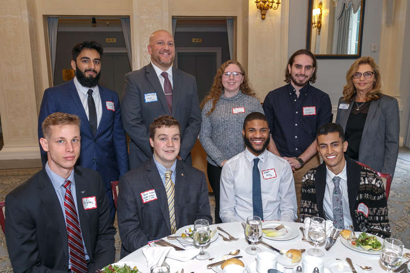 Students and faculty from Vaughn College of Aeronautics and Technology